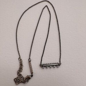 Kendra Scott Silver Plated Anissa Bar Pendant